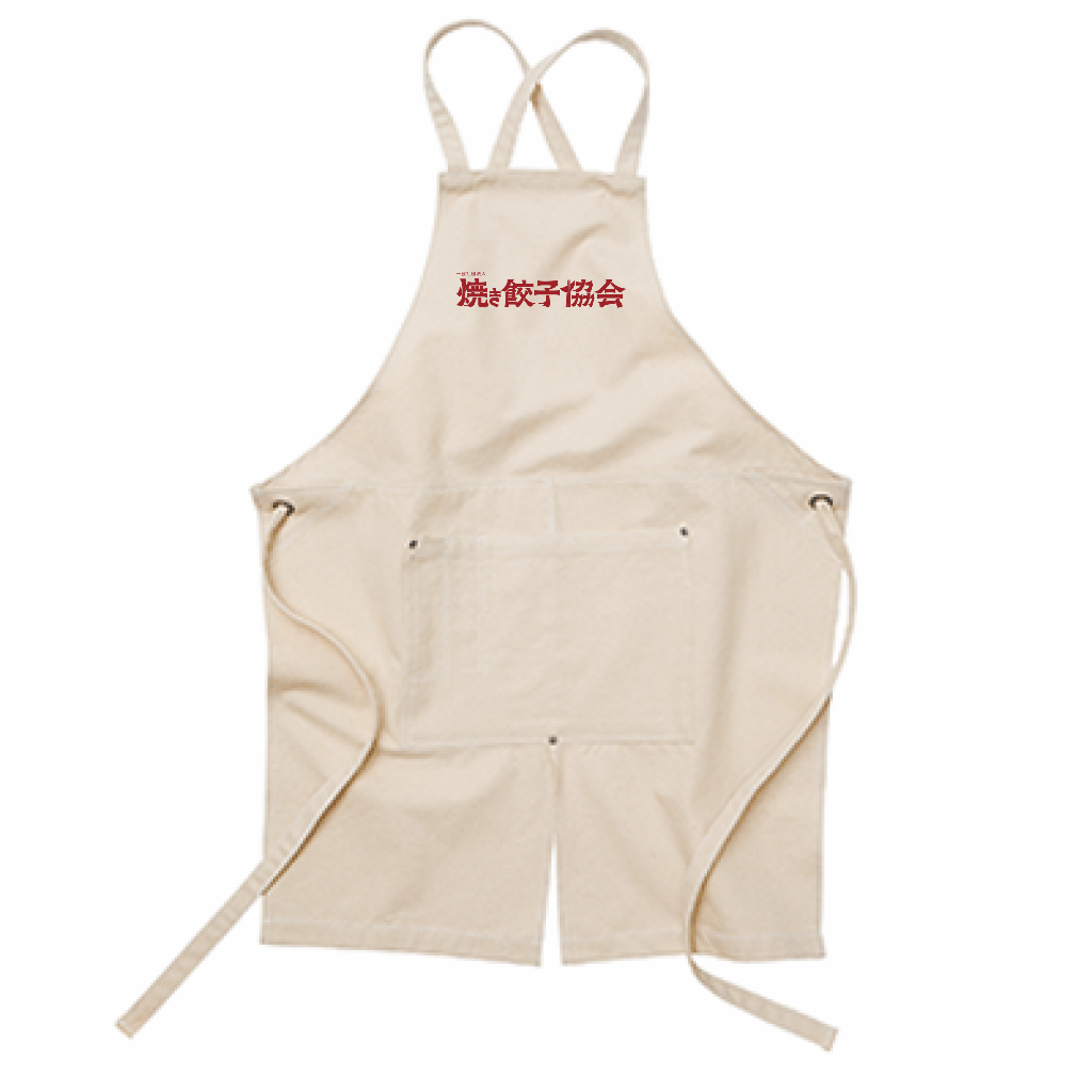 ウォッシュキャンバスエプロン クロスタイプ(色:ナチュラル)