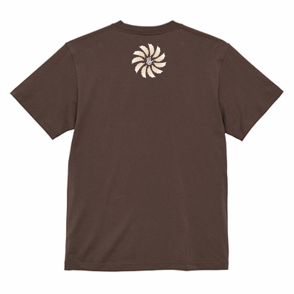 Tシャツ(チャコール)左胸/襟下