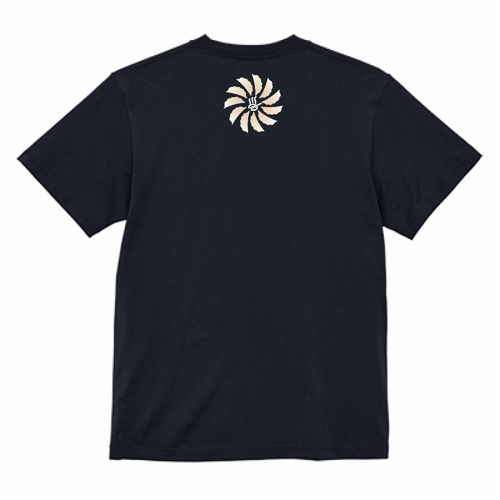 Tシャツ(ネイビー)左胸/襟下